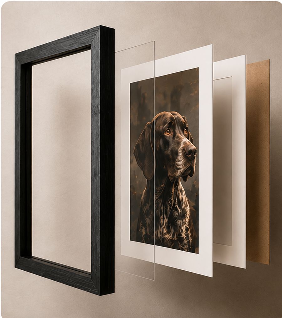 Premium Solid Wood Frame